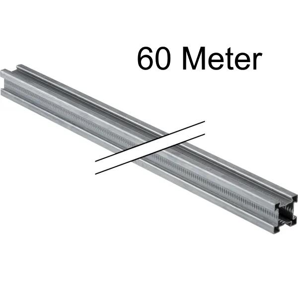 Geberit GIS Profil 3,2x3,2 cm verzinkt 461.000.25.1 in Stangen je 5m (Paket 60m) - Bild 1