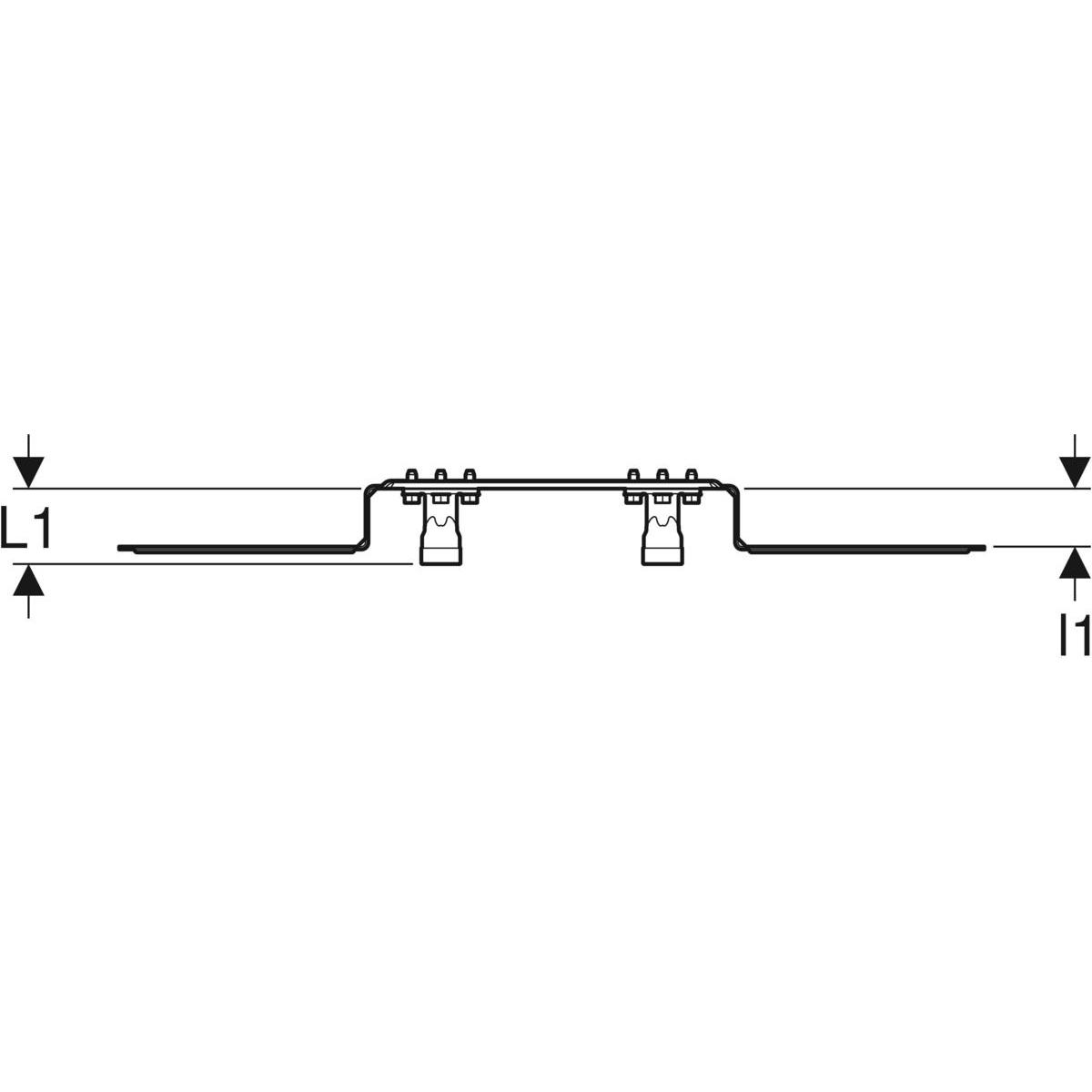 Geberit FlowFit Anschlusswinkel 90° 20mm x Rp 1/2'' vormontiert 2-fach Rotguss+ 619.661.00.1 - Bild 4