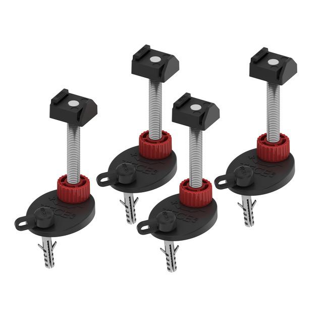 TECEdrainline Montagefüße 137-184 mm schallentkoppelt 660004 für TECE Ablauf Max - Bild 1