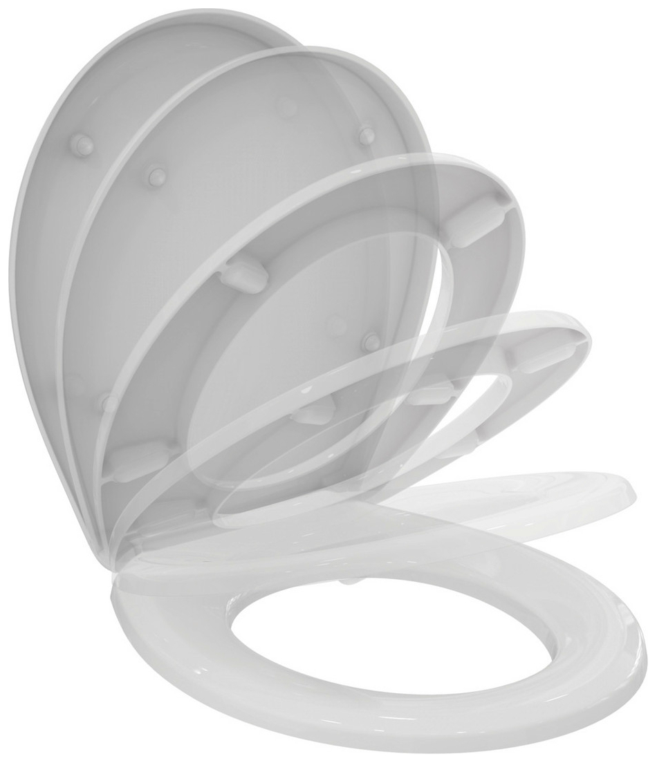 Ideal Standard WC-Sitz Eurovit rund Softclose weiß mit Absenkautomatik W303001 - Bild 2