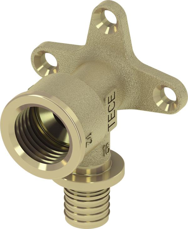 TECEflex Wandscheibe 16 mm x 1/2'' IG Messing 768516 - Bild 1