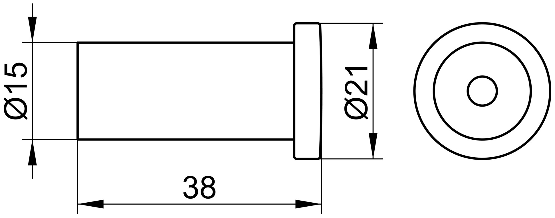Keuco Handtuchhaken Plan 14916, verchromt 14916010000 - Bild 2