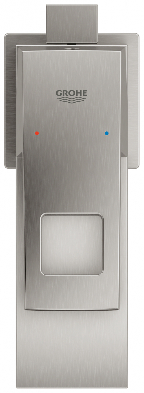 GROHE Waschtischbatterie Eurocube EcoJoy mit Ablaufgarnitur supersteel 23127DC0 - Bild 2