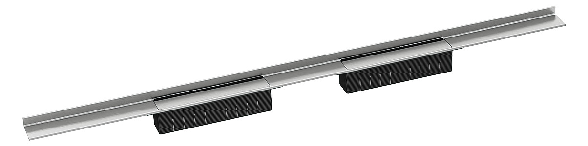 DALLMER Duschrinne CeraWall Select Duo 1300 mm Ablaufschiene Edelstahl matt 536181 - Bild 1