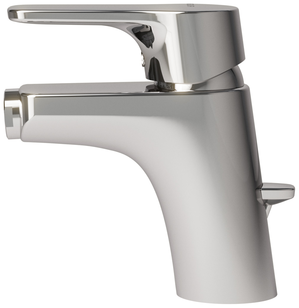 VIGOUR Einhand-Bidetbatterie derby V3 mit Ablaufgarnitur verchromt