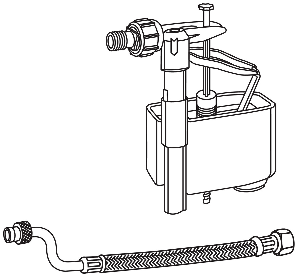 MEPA Füllventil-Set 590734, für UP-Spülkasten Sanicontrol Typ A11/A12/A21 - Bild 1