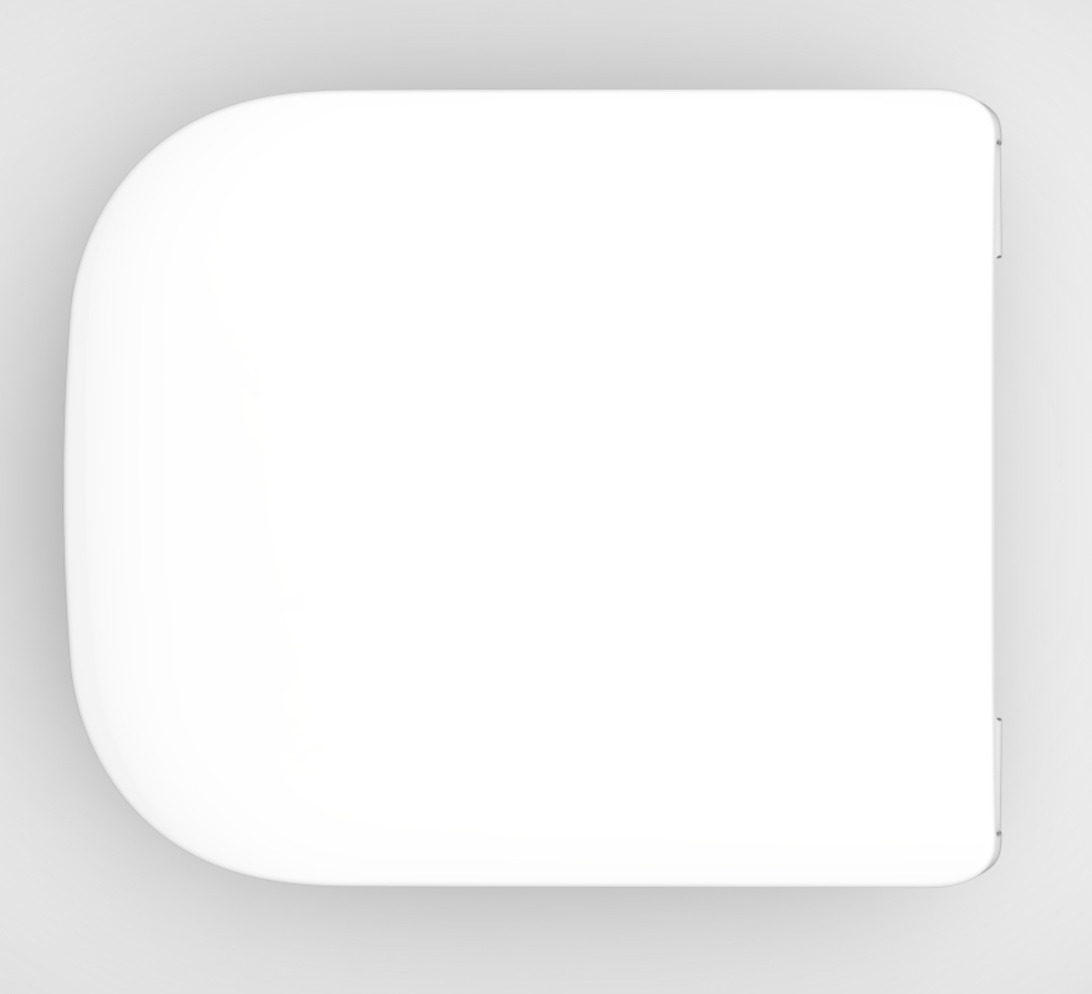 VIGOUR WC-Sitz derby plus semi DEPSIW70 weiss, mit Scharnierwelle und Winkelpuffer, abnehmbar - Bild 2