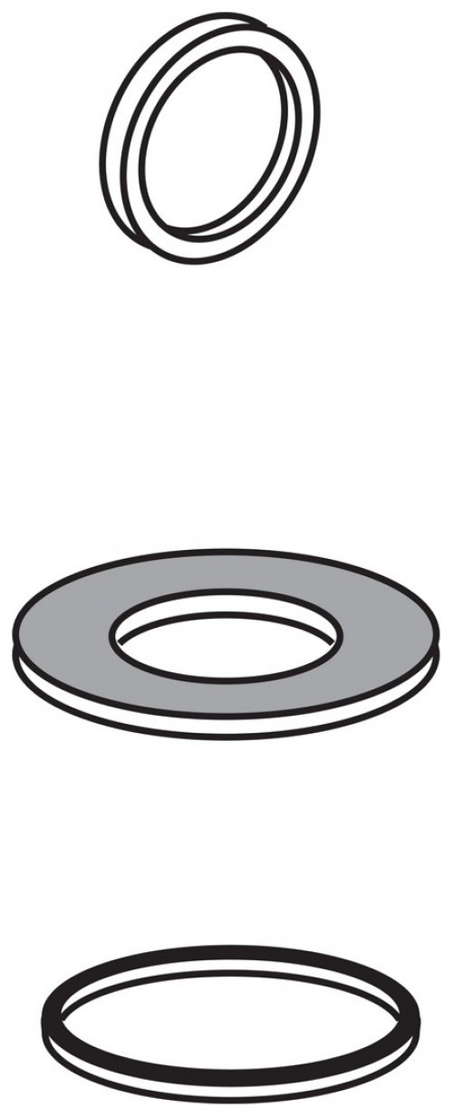 MEPA Dichtungs-Set 590743, für UP-Spülkasten Sanicontrol Typ A21/B21  - Bild 1