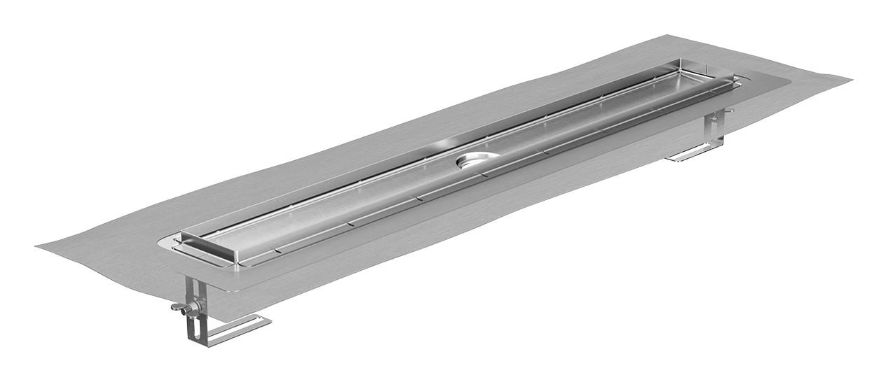 ACO ShowerDrain M+ Duschrinne 1200 mm Edelstahl mit Dichtmanschette 9010.87.04 - Bild 1