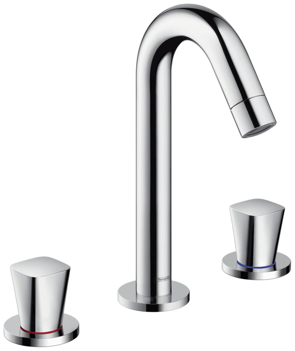 Hansgrohe Logis 3-Loch Waschtischarmatur ComfortZone chrom 71133000 - Bild 1