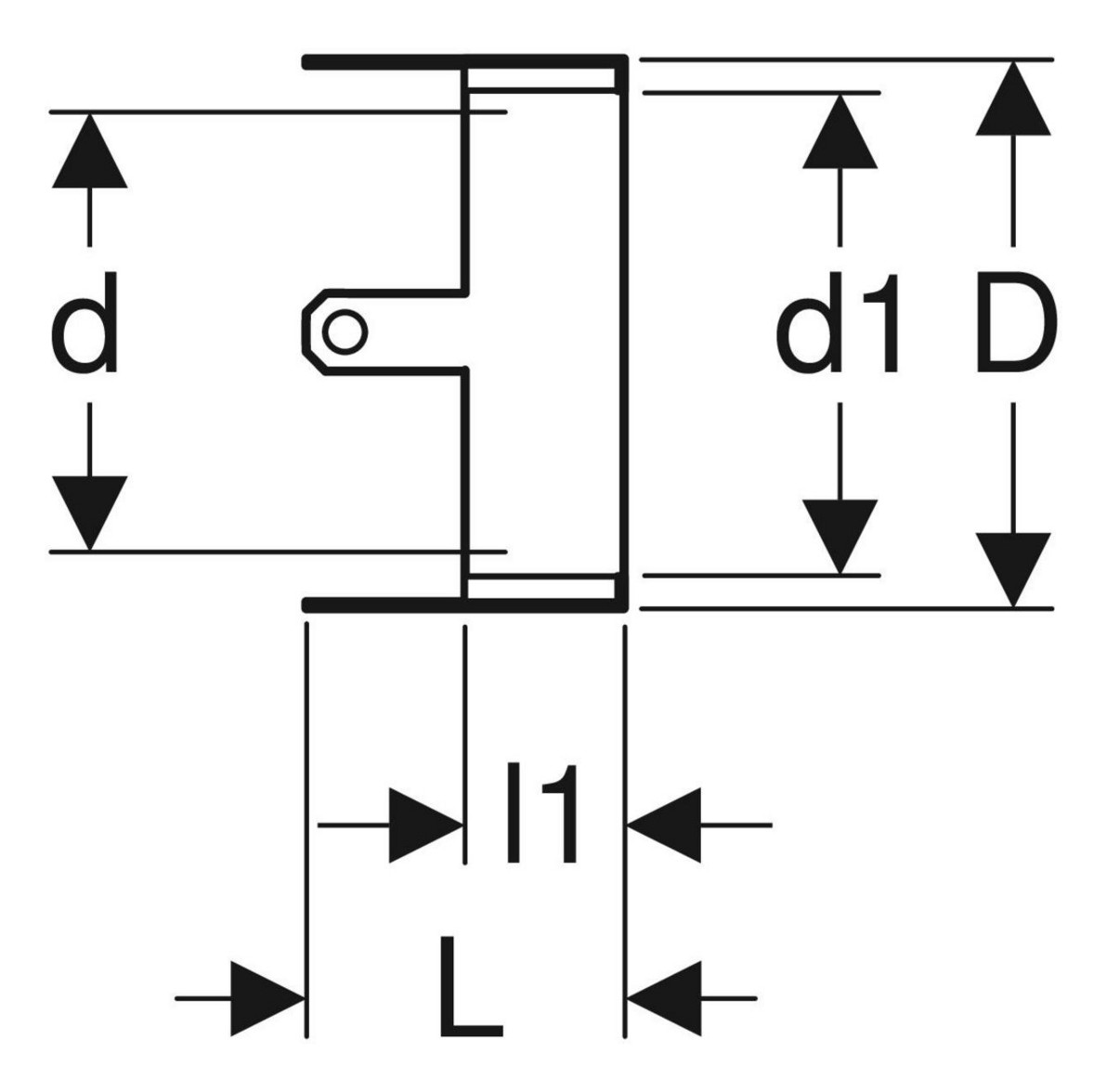 Geberit Rohrschott90 Plus EN DN 60/70, für Silent Pro/db20/Silent PP/Geberit PE - Bild 3
