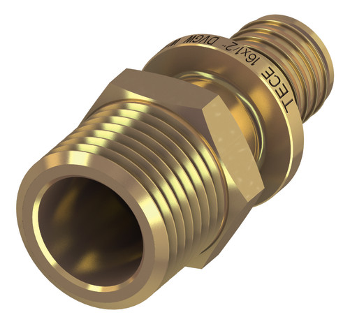 TECEflex Übergangsnippel Dim. 20 x R 3/4'' AG, Siliziumbronze 705604 - Bild 1