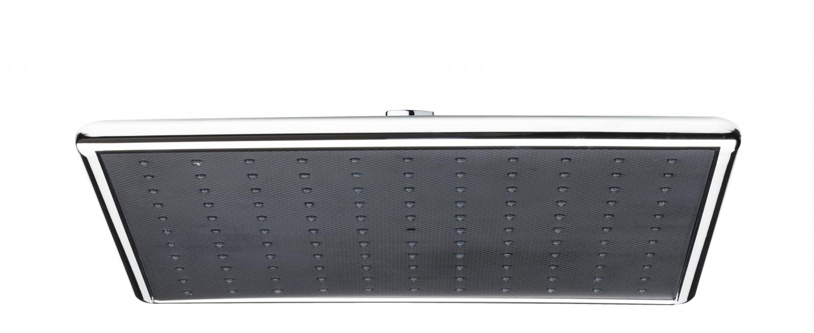 Nikles Kopfbrause Infinity 300 mm Quadro ABS verchromt / Carbon NIKINFKBQ30CB - Bild 1