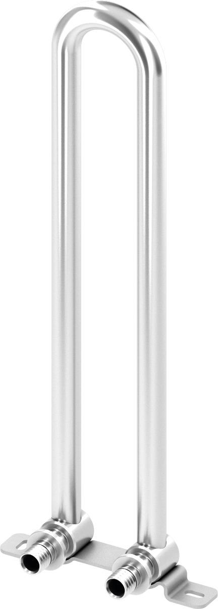 TECEflex HK-Montagegarnitur 16x15 mm CU-Rohr für Ventilkompakt-HK, Bodenmontage 714901 - Bild 1