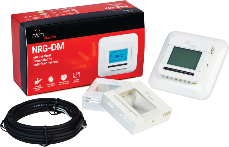 Raychem Digitaler Schaltuhr-Thermostat R-NRG-DM für die Fußbodenbeheizung 1244-015152 - Bild 1