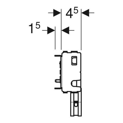 Geberit GIS Waschtisch-Set Einlocharmatur 461.430.00.1 - Bild 3