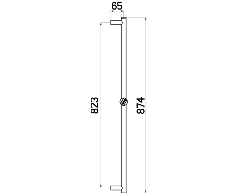Nikles Brausestange Techno Twist 90cm verchromt