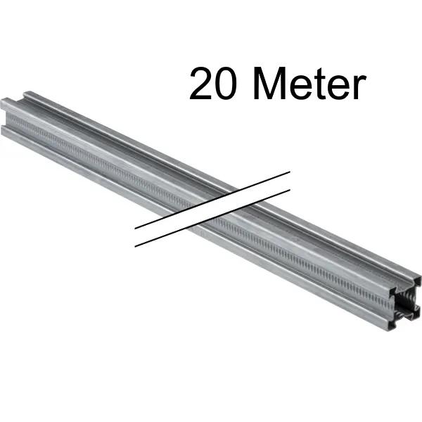 Geberit GIS Profil 3,2x3,2 cm verzinkt 461.000.25.1 in Stangen je 5m (Paket 20m) - Bild 1