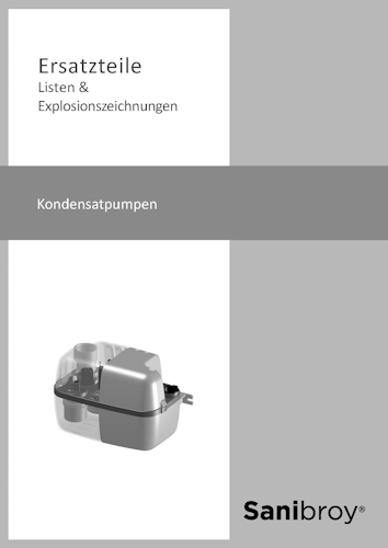 Ersatzteilliste-Kondensatpumpen