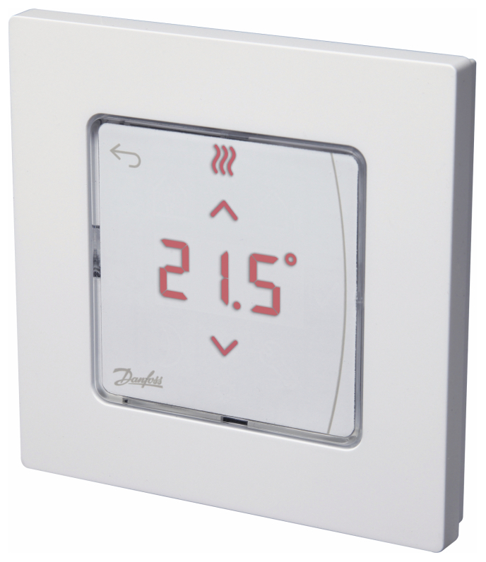 Danfoss Icon2 Unterputzraumthermostat 24V, mit LED-Display-Version, Unterputz