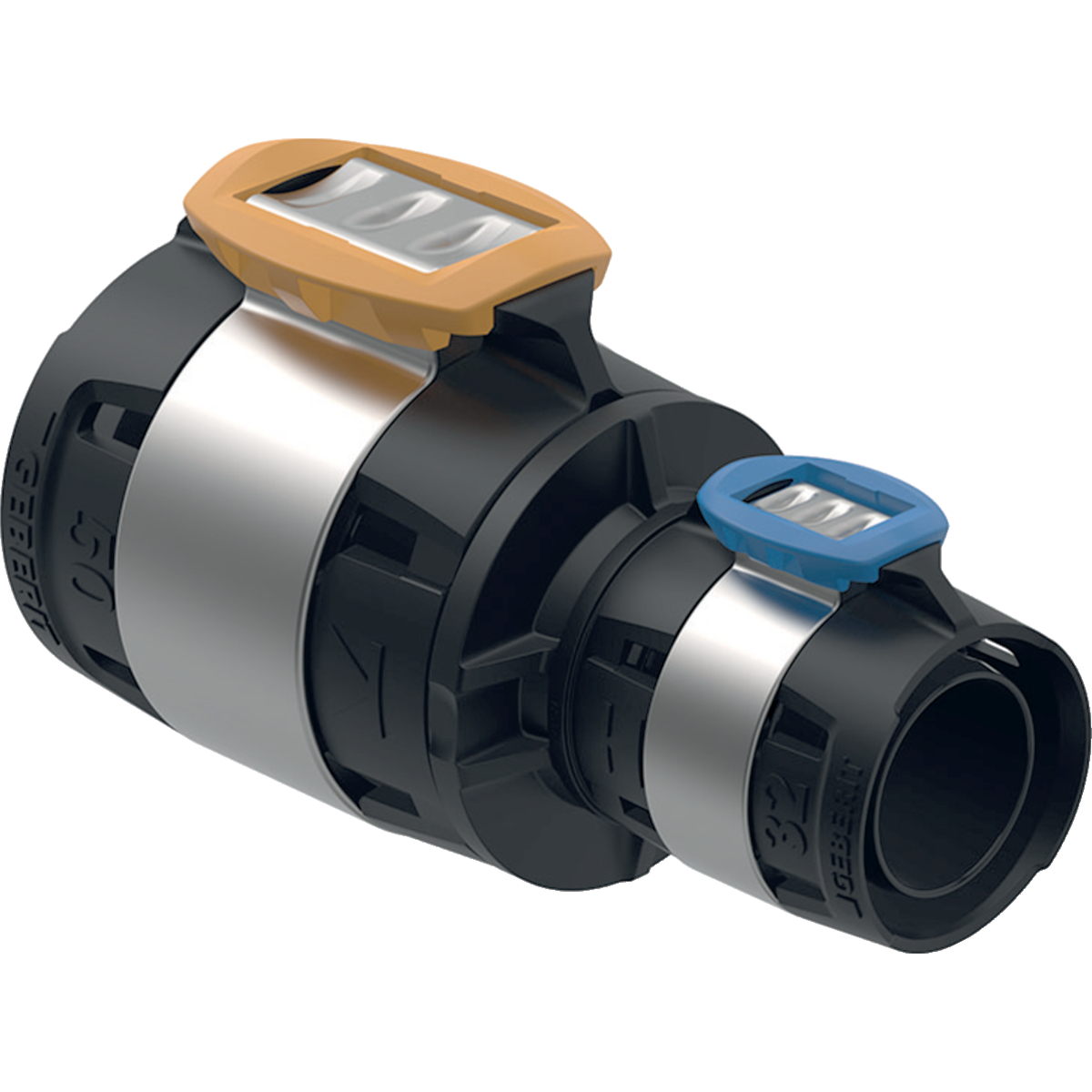Geberit FlowFit Reduktion d=63mm d1=40mm PPSU 620.036.00.1 - Bild 1