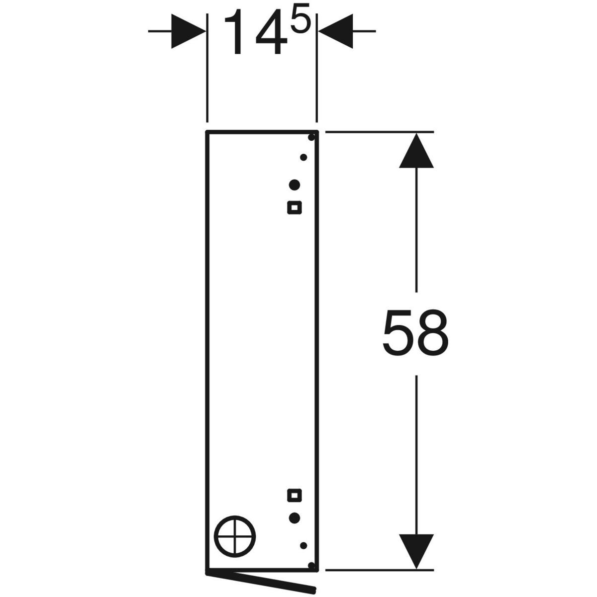 Geberit GIS Einbaukasten für Elektro-Durchlauferhitzer 461.075.00.1 - Bild 3