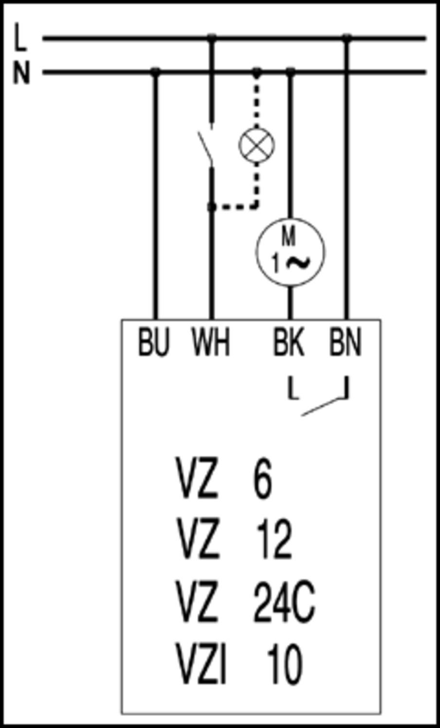 Maico Verzögerungszeitschalter VZ 24 C NLZ 1,5-24 min Nr. 0157.0822 - Bild 2