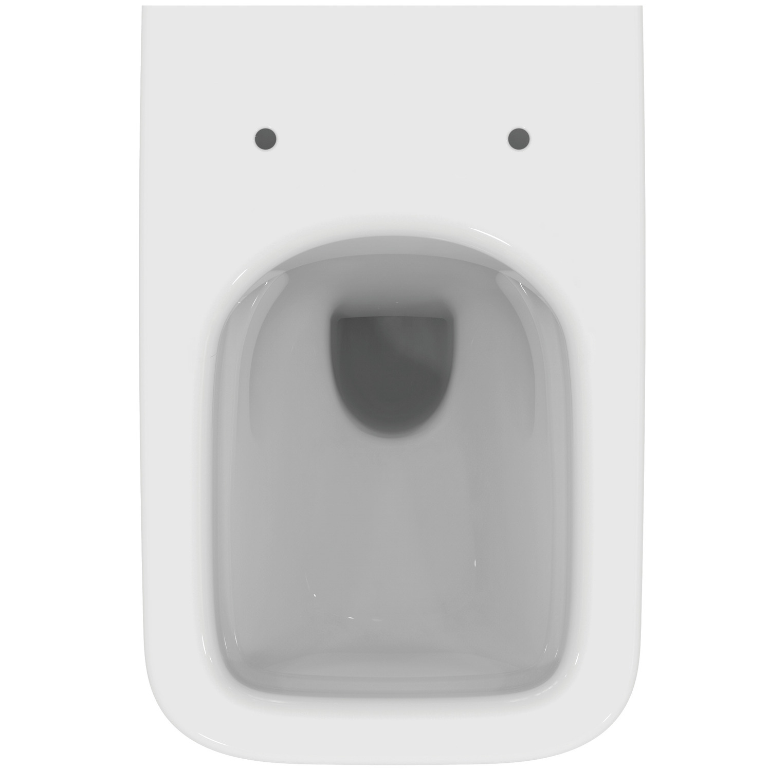 VIGOUR Wand-Tiefspül-WC derby V3 edge PflegetectPlus weiss, spülrandlos, offene Befestigung