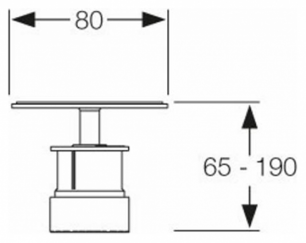 MEPA Höhenverstellung EasyLift 150193 für Duschwannen und Montagerahmen SF - Bild 2