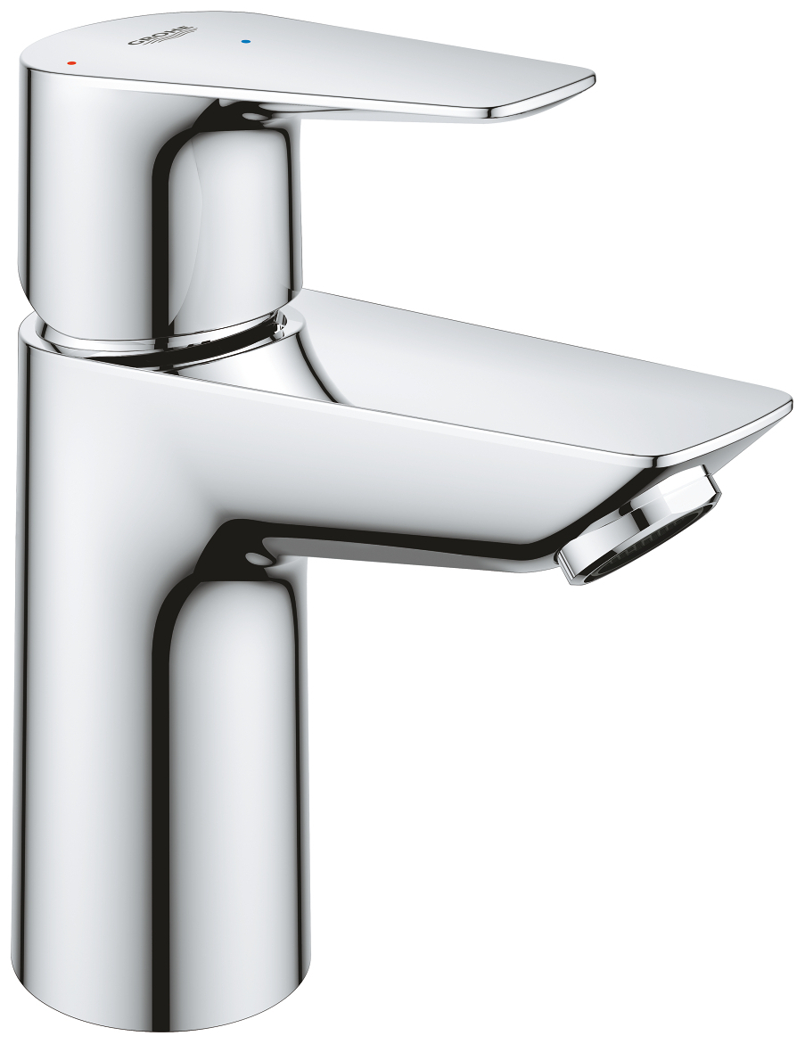 GROHE Waschtischbatterie BauEdge S-Size Mittelstellung kalt, PushOpen Ablaufgarnitur chrom 23899001 - Bild 1