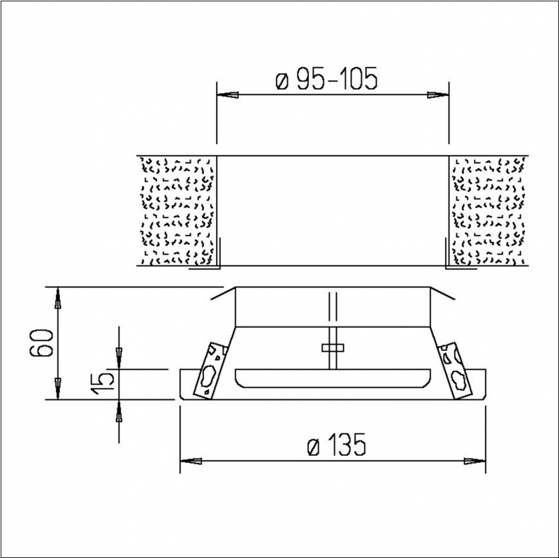 Helios Metall-Tellerventil MTV 100 pulverbeschichtet DN 100 mm nicht brennbar 8869 - Bild 2