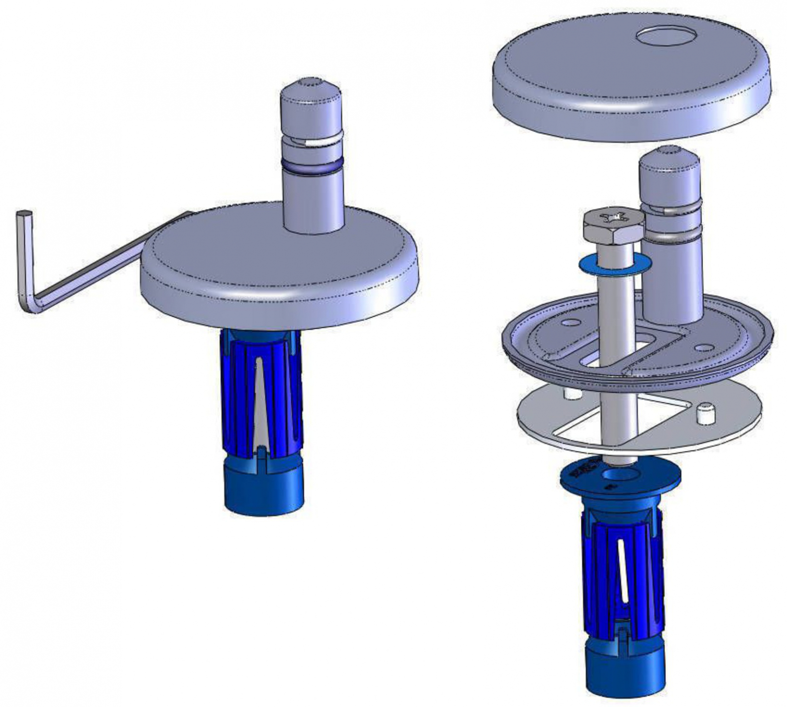 VIGOUR WC-Sitz clivia CLIVSIASOS weiss, abnehmbar, mit Absenkautomatik, für spülrandlose WC - Bild 2