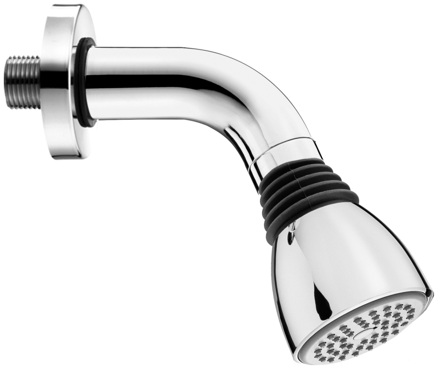 VIGOUR Kopfbrause 1/2'' derby V3 plus mit Brausearm 12 l/min barrierefrei verchromt