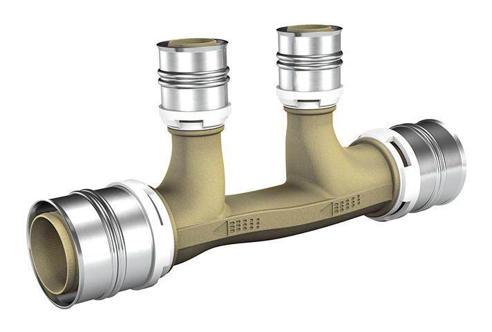 Fränkische alpex F50 PROFI Strömungsverteiler 32-20-20-32 mm 86932757 - Bild 1