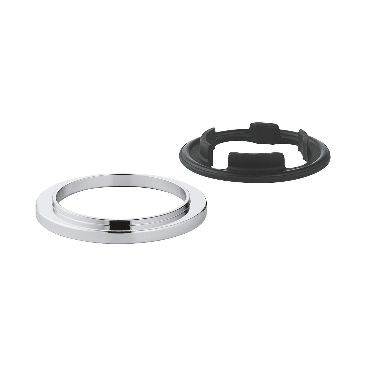 GROHE Grundplatte chrom für Einloch- Waschtisch-/Bidetbatterien 48052000 - Bild 1