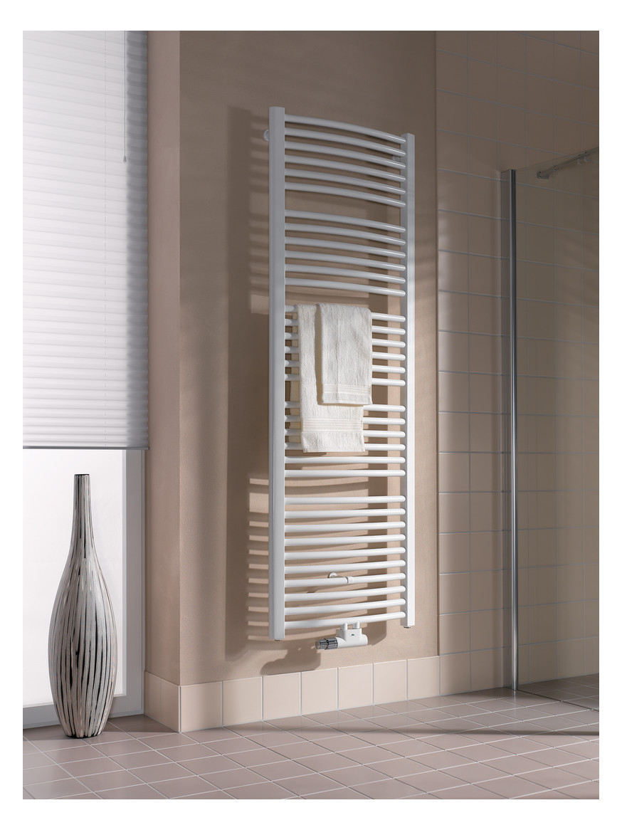 Kermi Badheizkörper Basic-50R gebogen 1172 x 60 x 599 mm QN662 weiß RAL 9016, ER01M1200602XXK