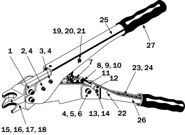 TECEflex Zentralbolzen mit Sicherungsring 720048 - Bild 1