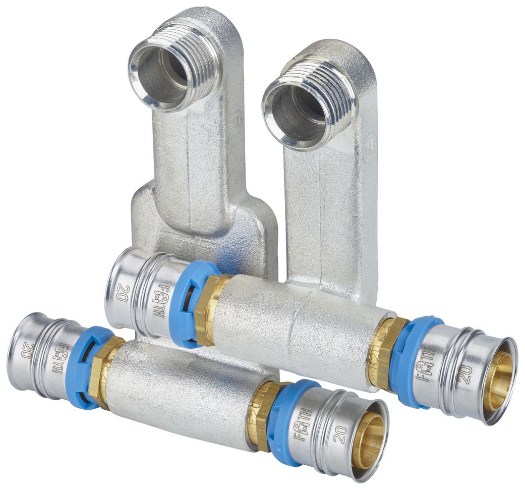 CONEL Connect MV2 Heizkörperanschluss-Set unten 16 mm x 1/2'' AG - Bild 1