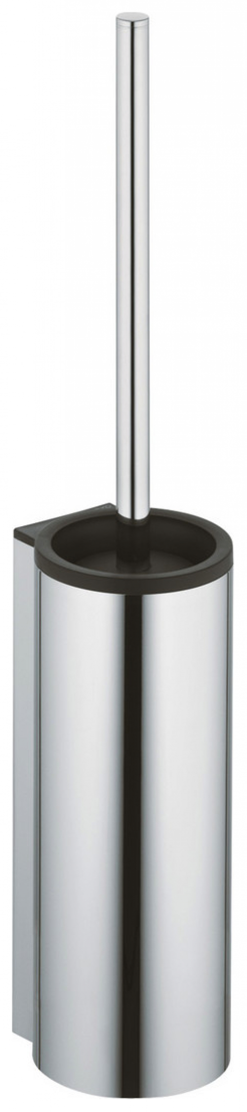 Keuco WC-Bürstengarnitur Plan Care 34964 komplett mit Kunststoffeinsatz, Oberfläche verchromt - Bild 1