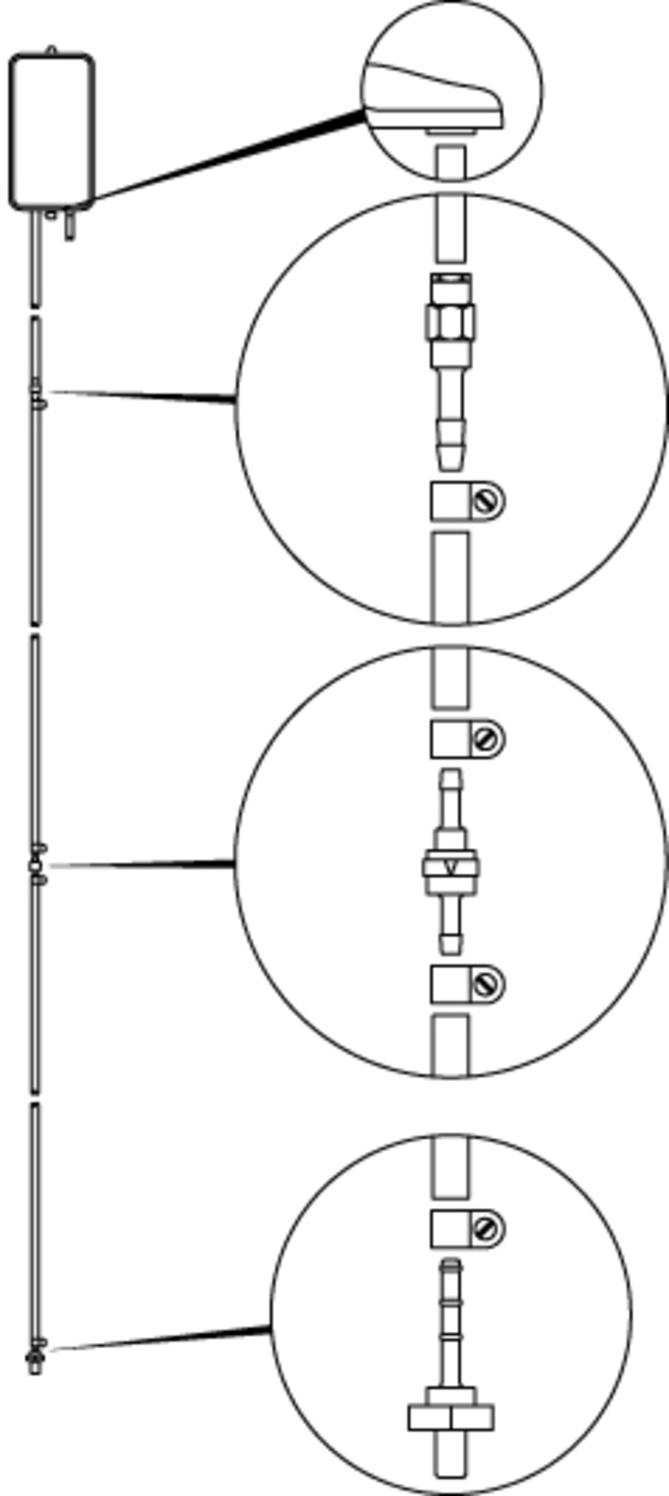 Lufteinperlset ACO für FLOW Duo/Muli-Star DDP, mit Kleinstkompressor und 10 Meter Schlauch - Bild 2