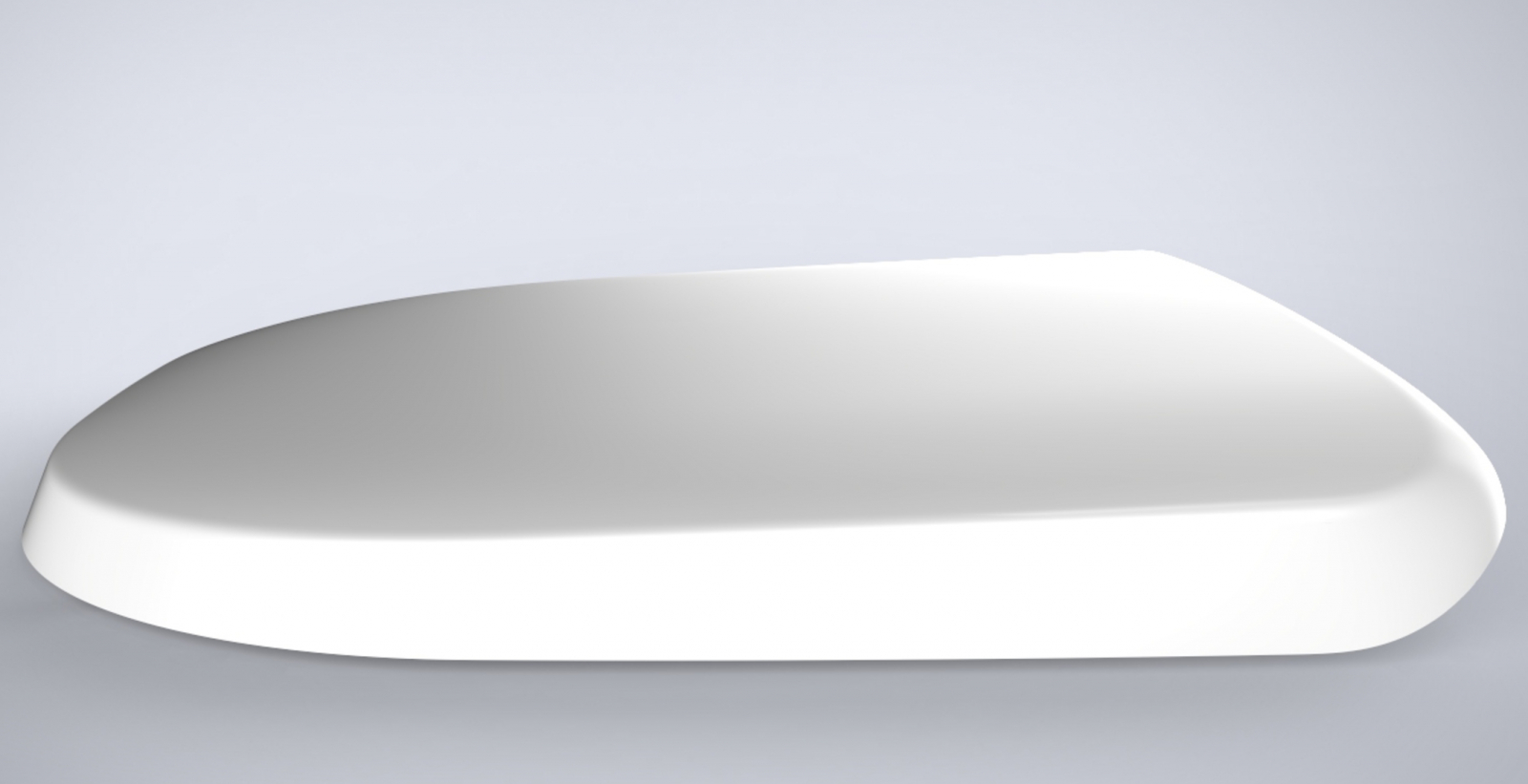 VIGOUR Urinaldeckel derby weiss abnehmbar Edelstahlscharniere Absenkautomatik, für DEUFFDOS - Bild 4