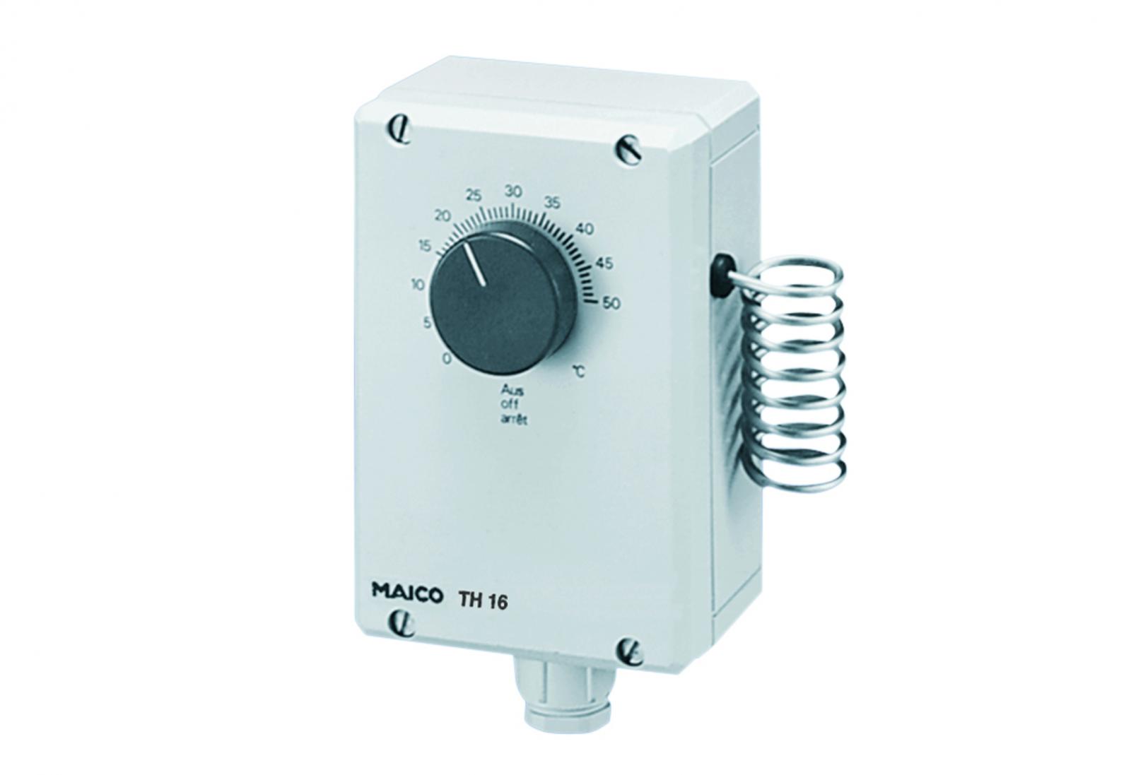 Maico Thermostat TH 16 mit Fernfühler 16A Nr. 0157.0748 - Bild 1