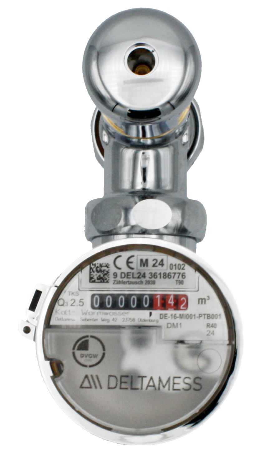 Deltamess Ventilzähler TKS T90 kalt/warm smart M Q3 2,5 cbm 11158 (Eichjahr 2026)