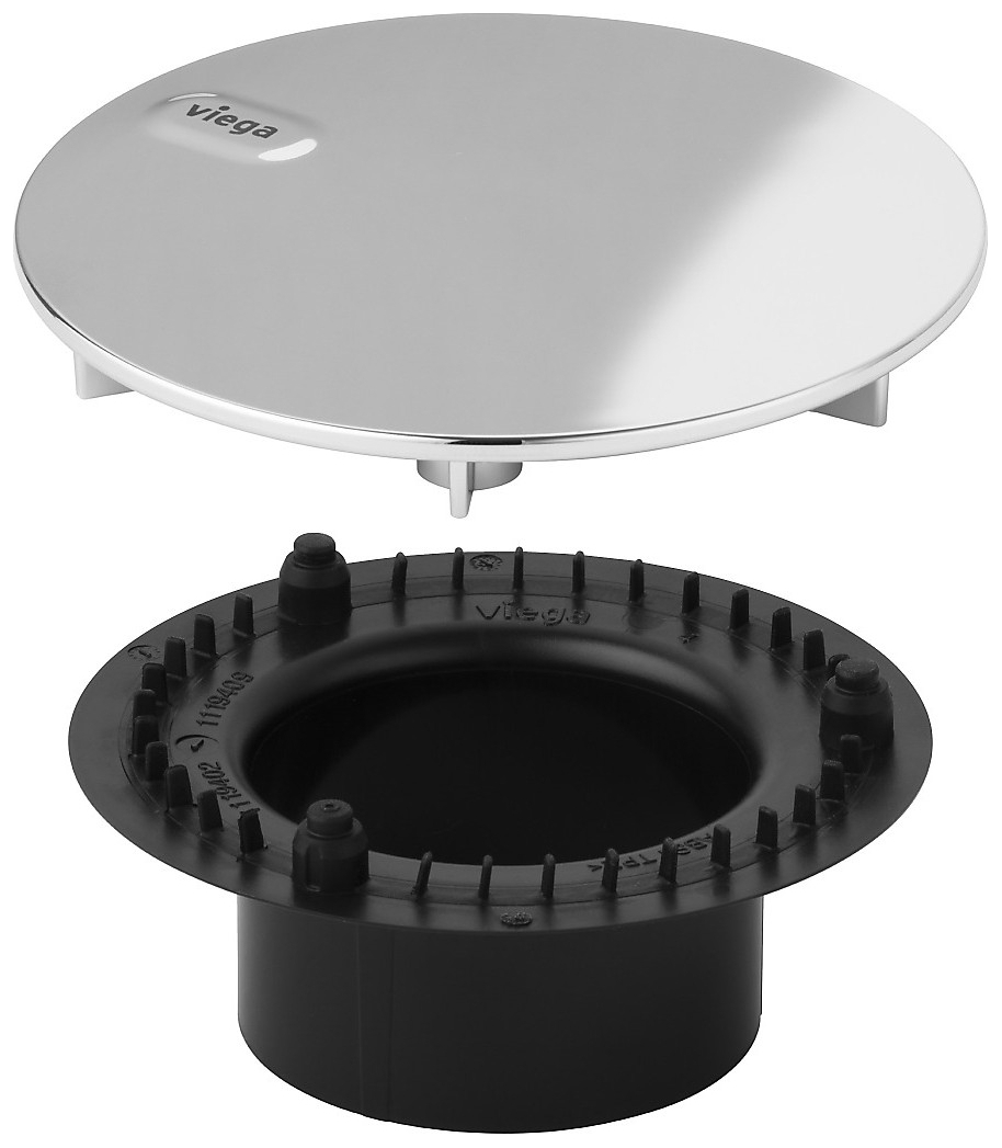 Viega Ausstattungsset 6966.0 Kunststoff d 115 mm verchromt glänzend, für Tempoplex (Plus)