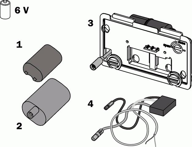 TECE Batteriegehäuse Kunststoff 9.820.195