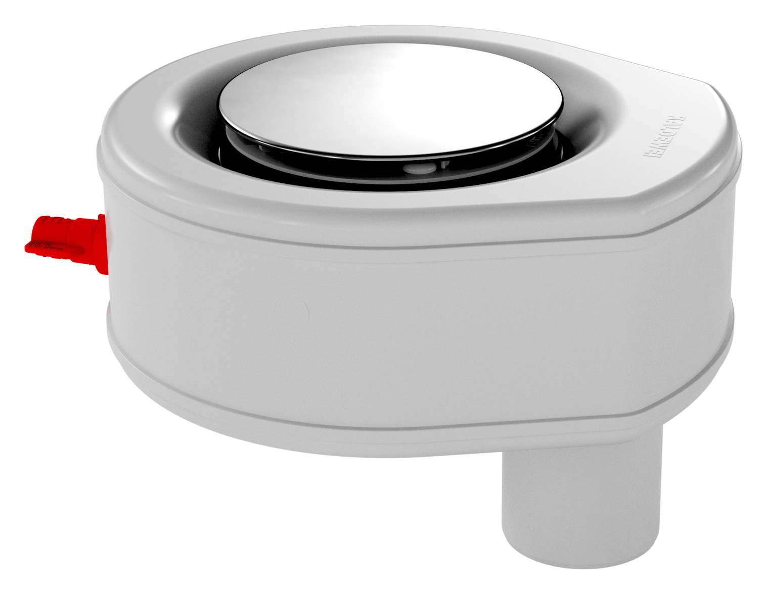 Kaldewei Ablaufgarnitur Kaldewei KA 90, Modell 4105 senkrecht, mit Haarfangsieb, Deckel chrom - Bild 1