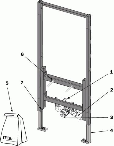 TECE Beipack für Bidet-Modul 9.820.047