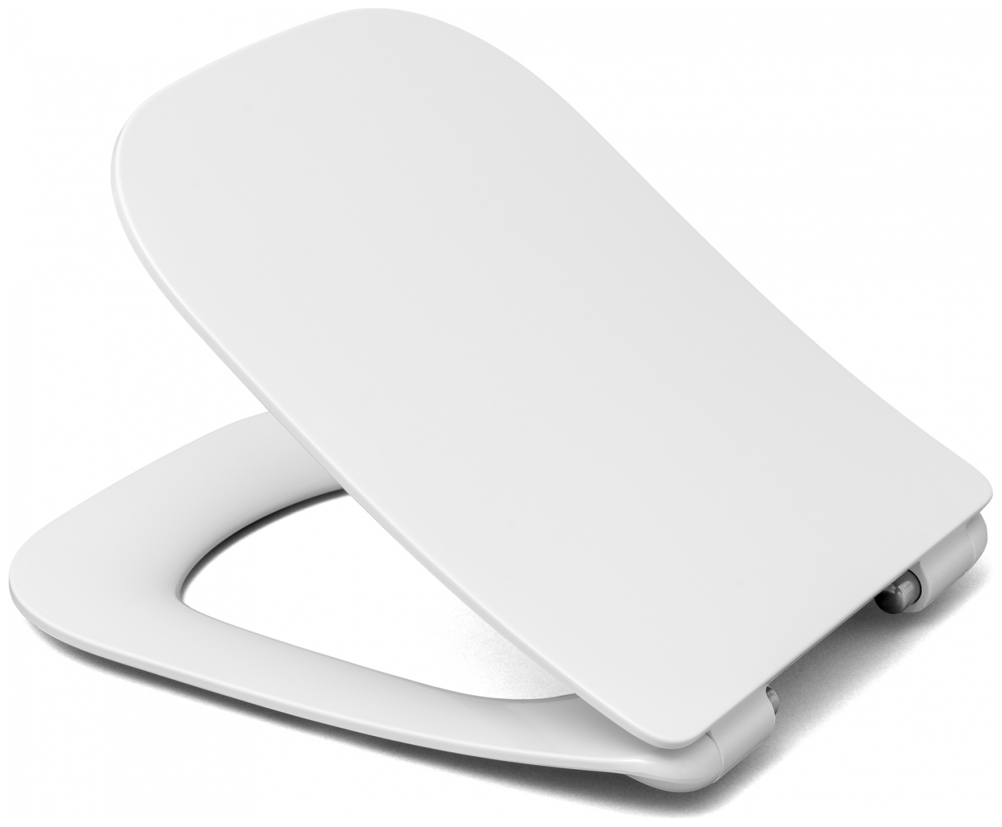 VIGOUR WC-Sitz derby slim DESIASS weiss, mit Edelstahlscharnieren und Absenkautomatik, abnehmbar - Bild 1