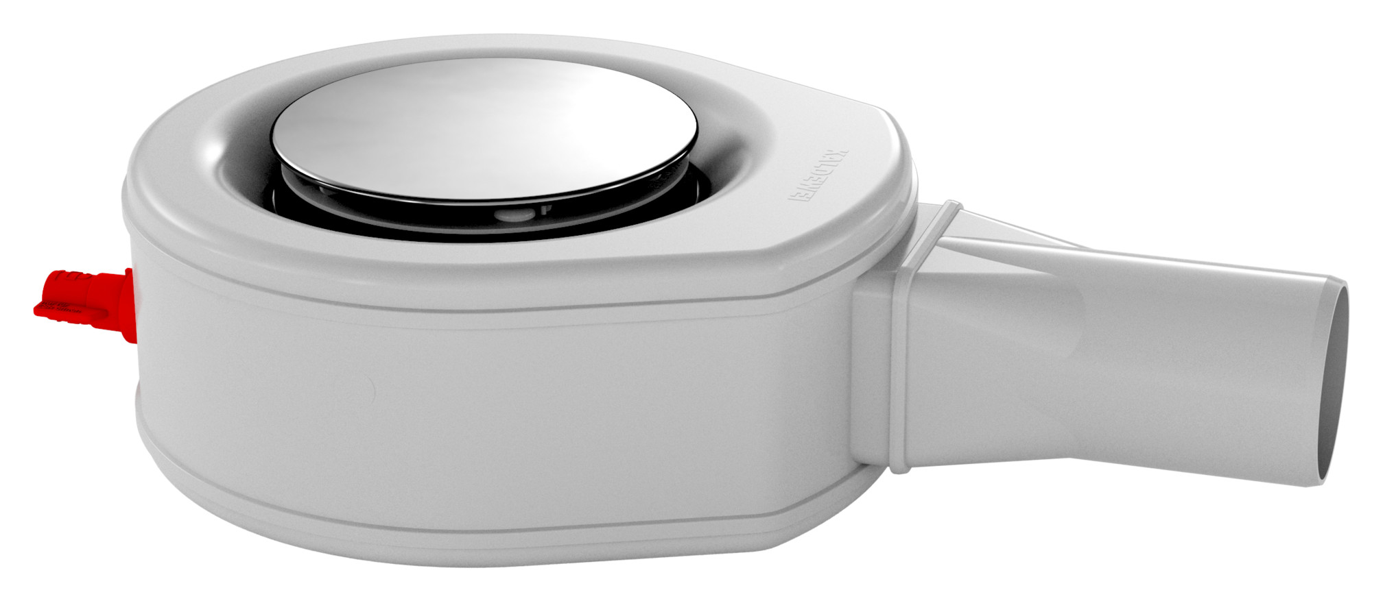 Kaldewei Ablaufgarnitur Kaldewei KA 90, Modell 4103 waagerecht, mit Haarfangsieb, Deckel chrom - Bild 1