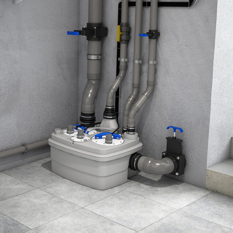 SFA Hebeanlage Sanicubic 2 Pro Smart mit funkgesteuertem Alarmmelder IP68, 0029SMART - Bild 4